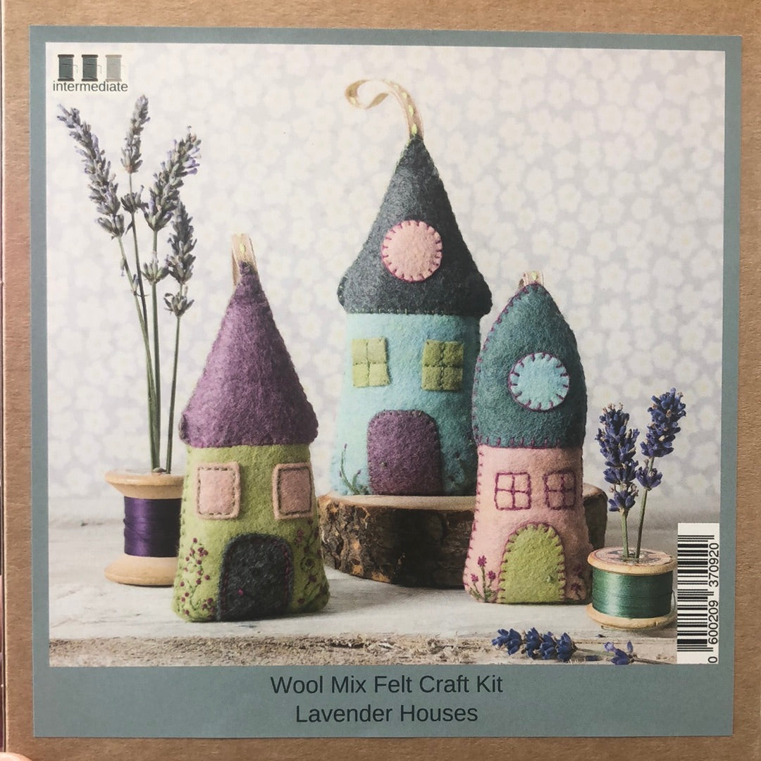 Wool Mix Felt Craft Kit-Birdhouse & Birds